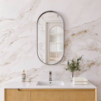 Olivia Oval Framed Mirror 450*900mm