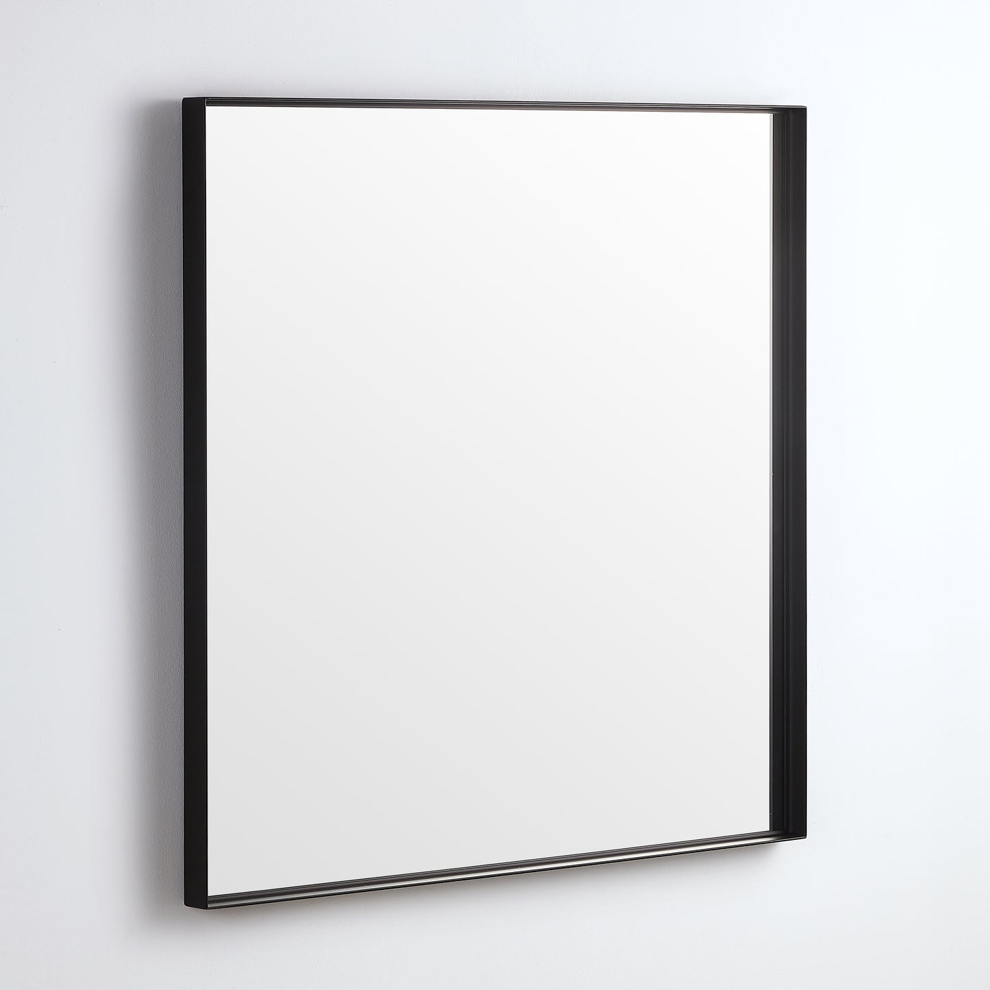 Jasper Matte Black Aluminum Framed Mirror 5mm Copper Free with Safety Film 450/600/750/900/1200mm
