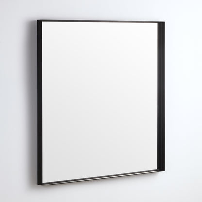 Jasper Matte Black Aluminum Framed Mirror 5mm Copper Free with Safety Film 450/600/750/900/1200mm