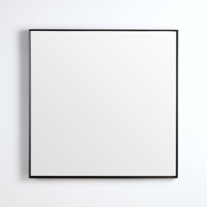 Jasper Matte Black Aluminum Framed Mirror 5mm Copper Free with Safety Film 450/600/750/900/1200mm