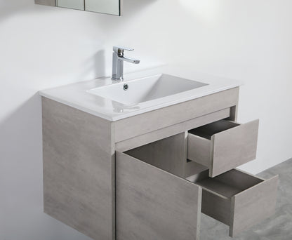 PVC Wall-Mounted Vanity Cabinet 600-1790mm