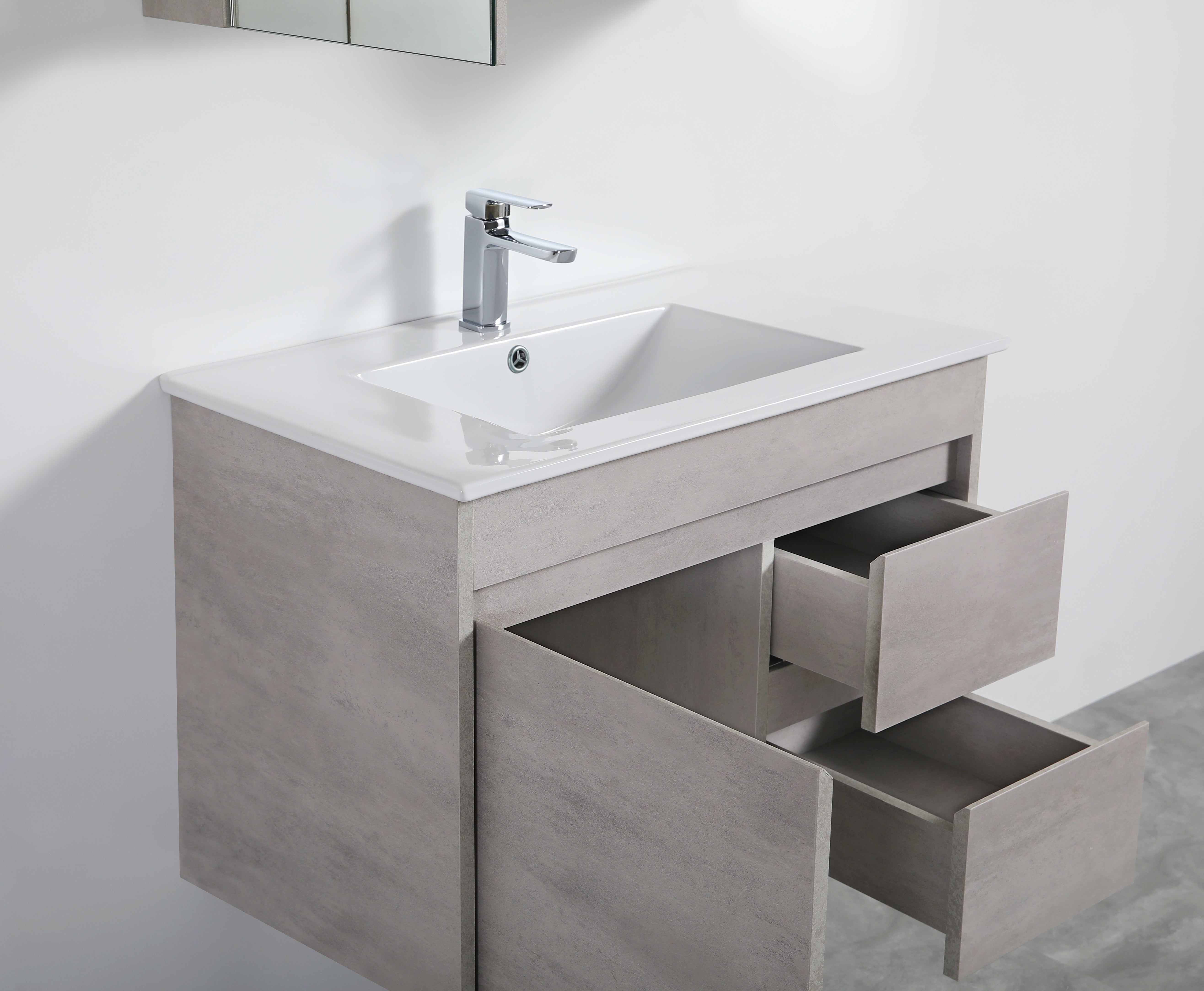 PVC Wall-Mounted Vanity Cabinet 600-1790mm