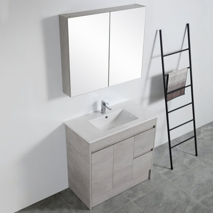 Bathroom Vanities with built-in kickboard 600-1790mm