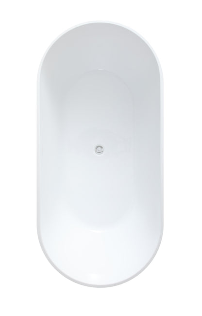 Cremis Free Standing Bathtub with Overflow 1395-1700mm