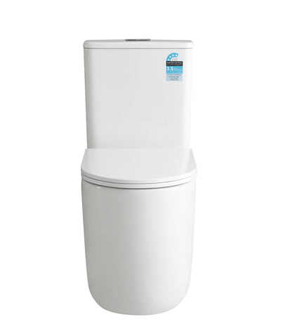 655*385*835mm Back to Wall Mira Tornado Rimless Toilet Suite V037