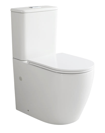 655*385*840mm Back to Wall Nova Tornado Rimless Toilet Suite V036