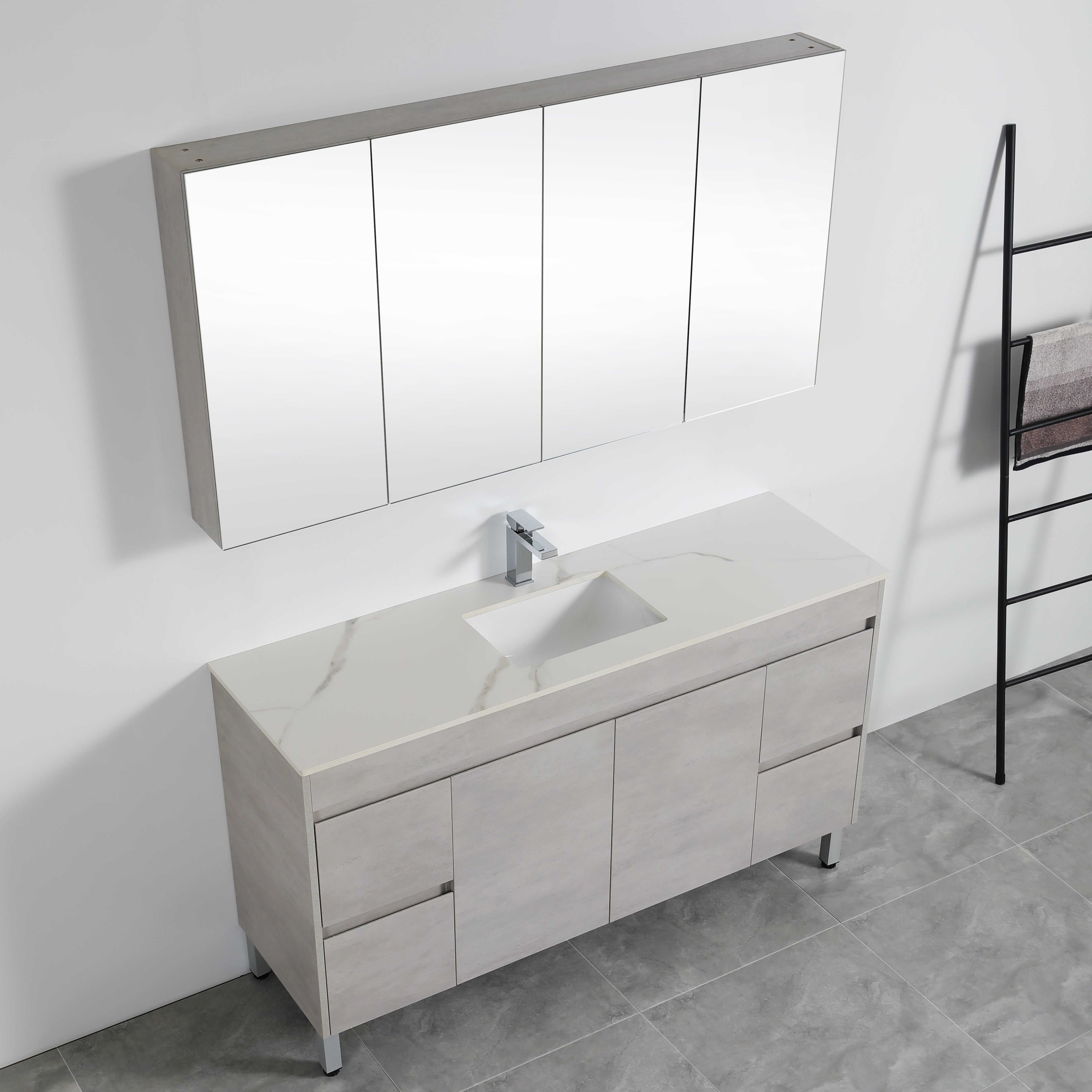 PVC Leg Vanity 600-1790mm