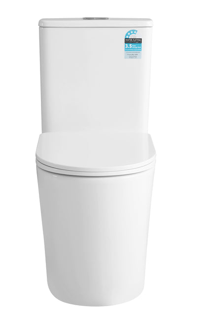 655*385*840mm Back to Wall Alora Tornado Rimless Toilet Suite V034