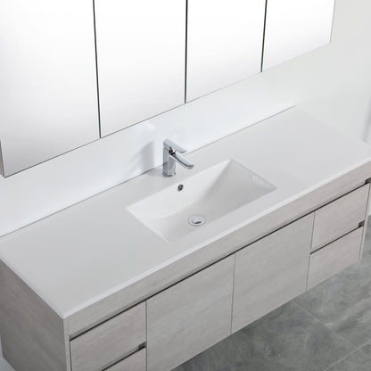 PVC Wall-Mounted Vanity Cabinet 600-1790mm