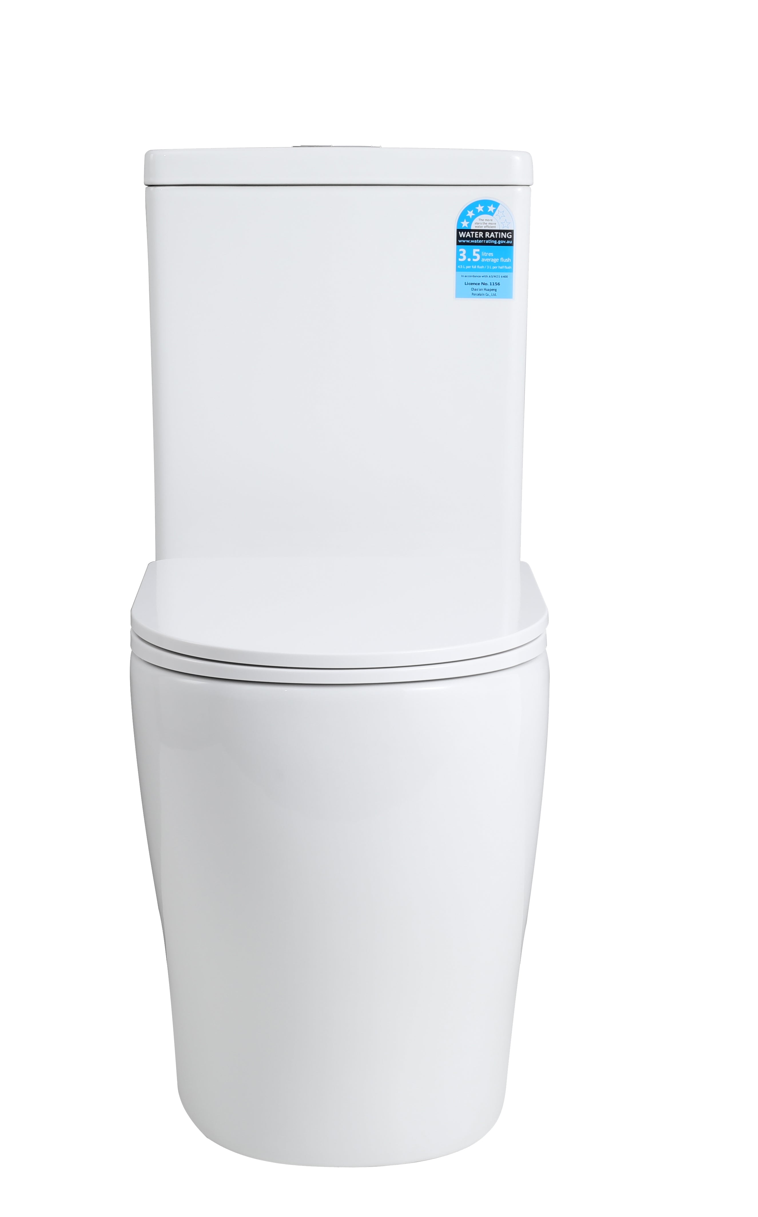 Zeus Tornado Flush Rimless Toilet Suite 660*385*870mm