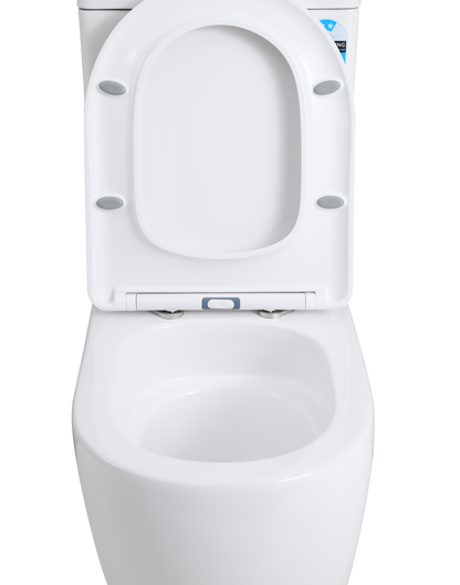 Zeus Tornado Flush Rimless Toilet Suite 660*385*870mm