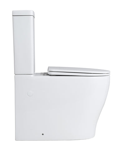 Zeus Tornado Flush Rimless Toilet Suite 660*385*870mm