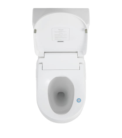 Zeus Rimless Tornado Toilet Suite  with Smart Seat Back 660*385*870mm