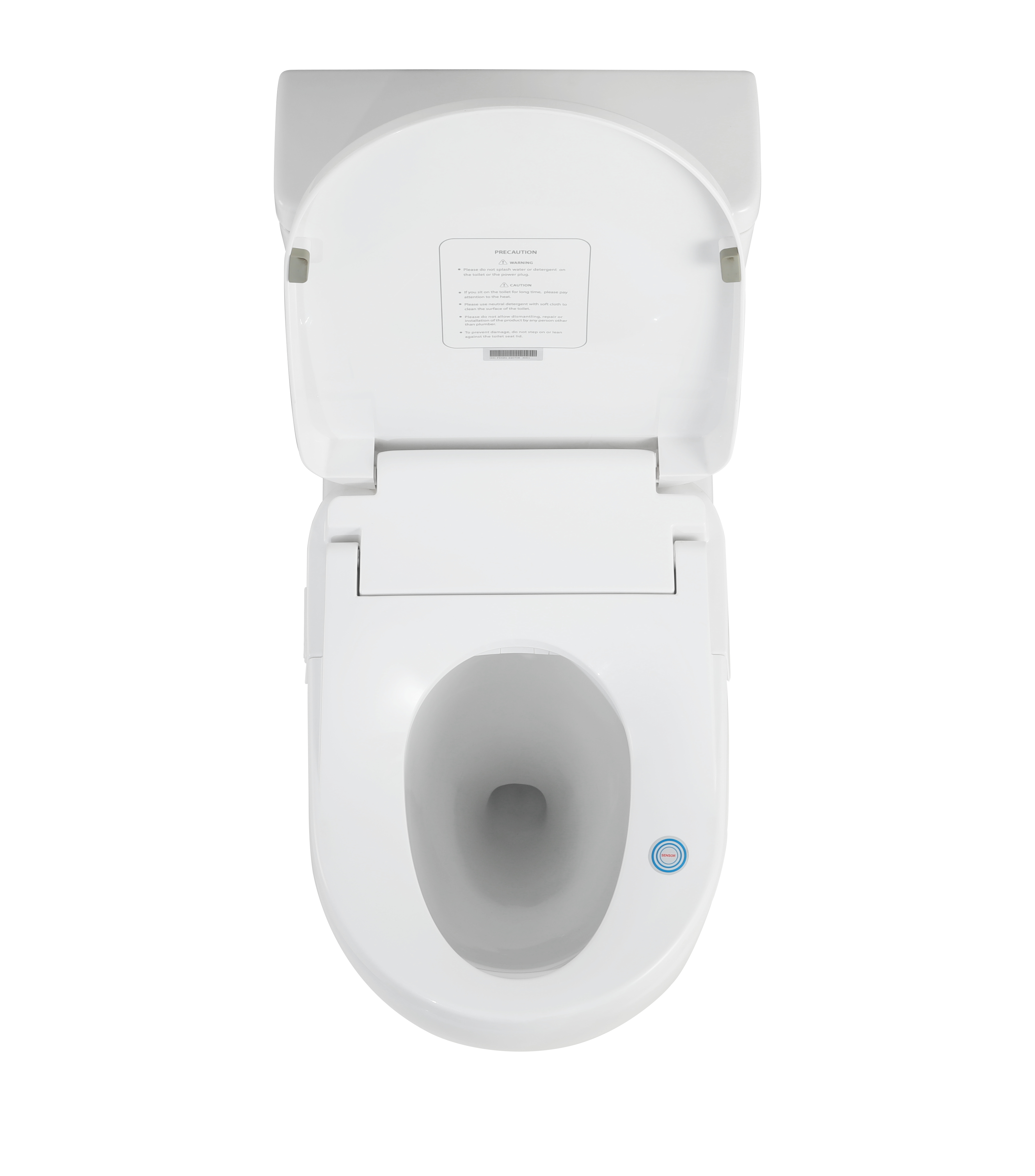 Zeus Rimless Tornado Toilet Suite  with Smart Seat Back 660*385*870mm