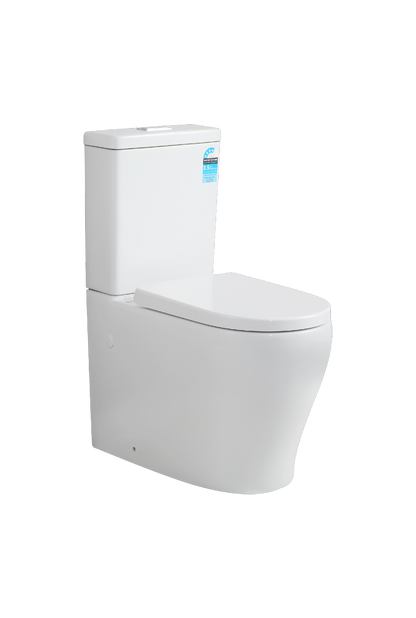 655*380*870mm Back to Wall Rimless Tornado Toilet Suite LUX028 Trap Included