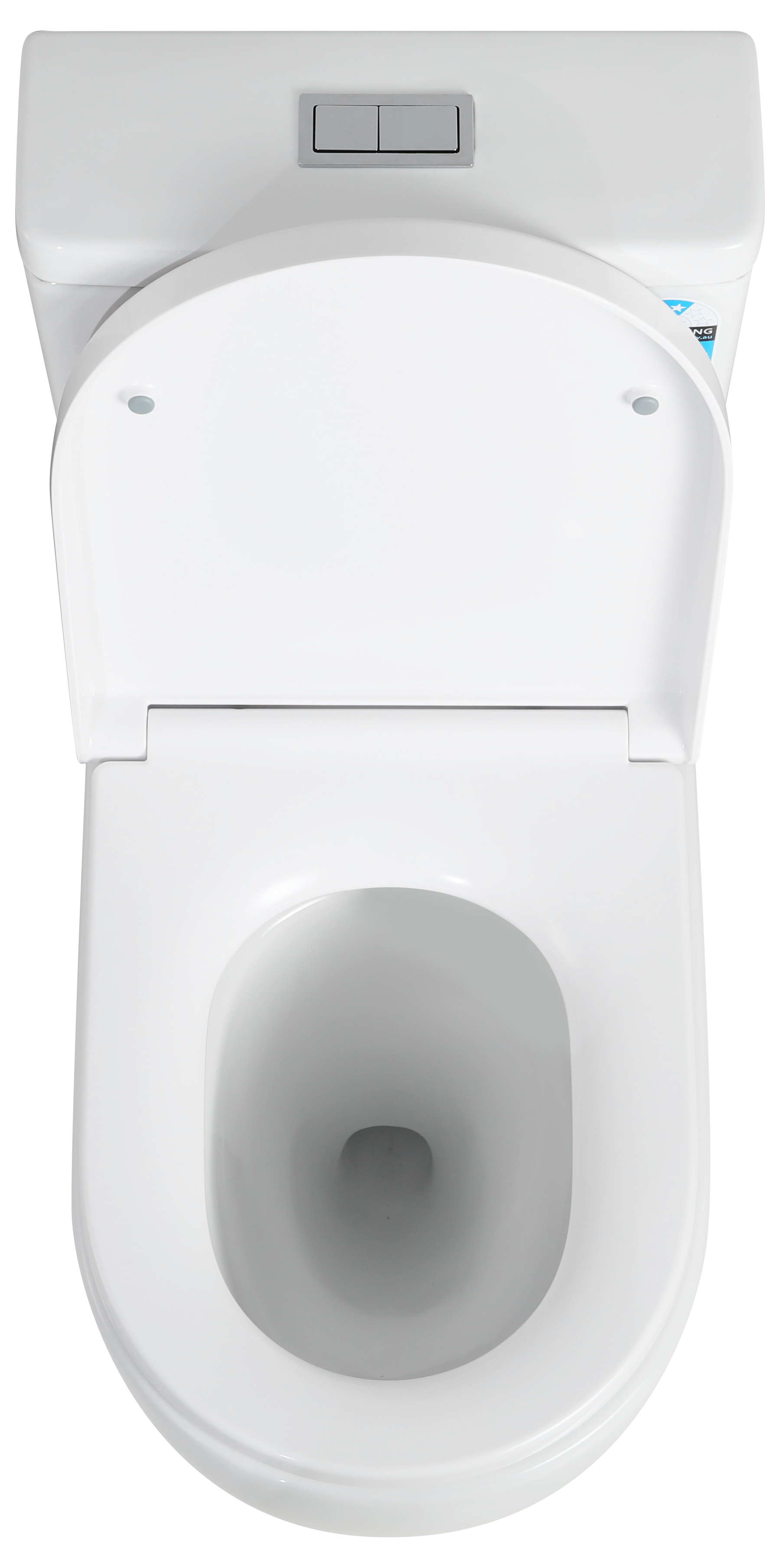 660*385*870mm Back to Wall Zeus Rimless Tornado Toilet Suite LUX028/LUX028 + SMBD01 Trap Included