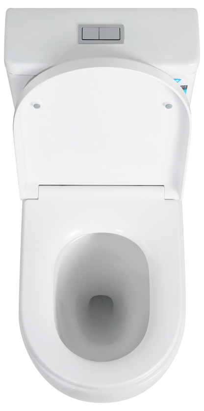 655*380*870mm Back to Wall Rimless Tornado Toilet Suite LUX028 Trap Included