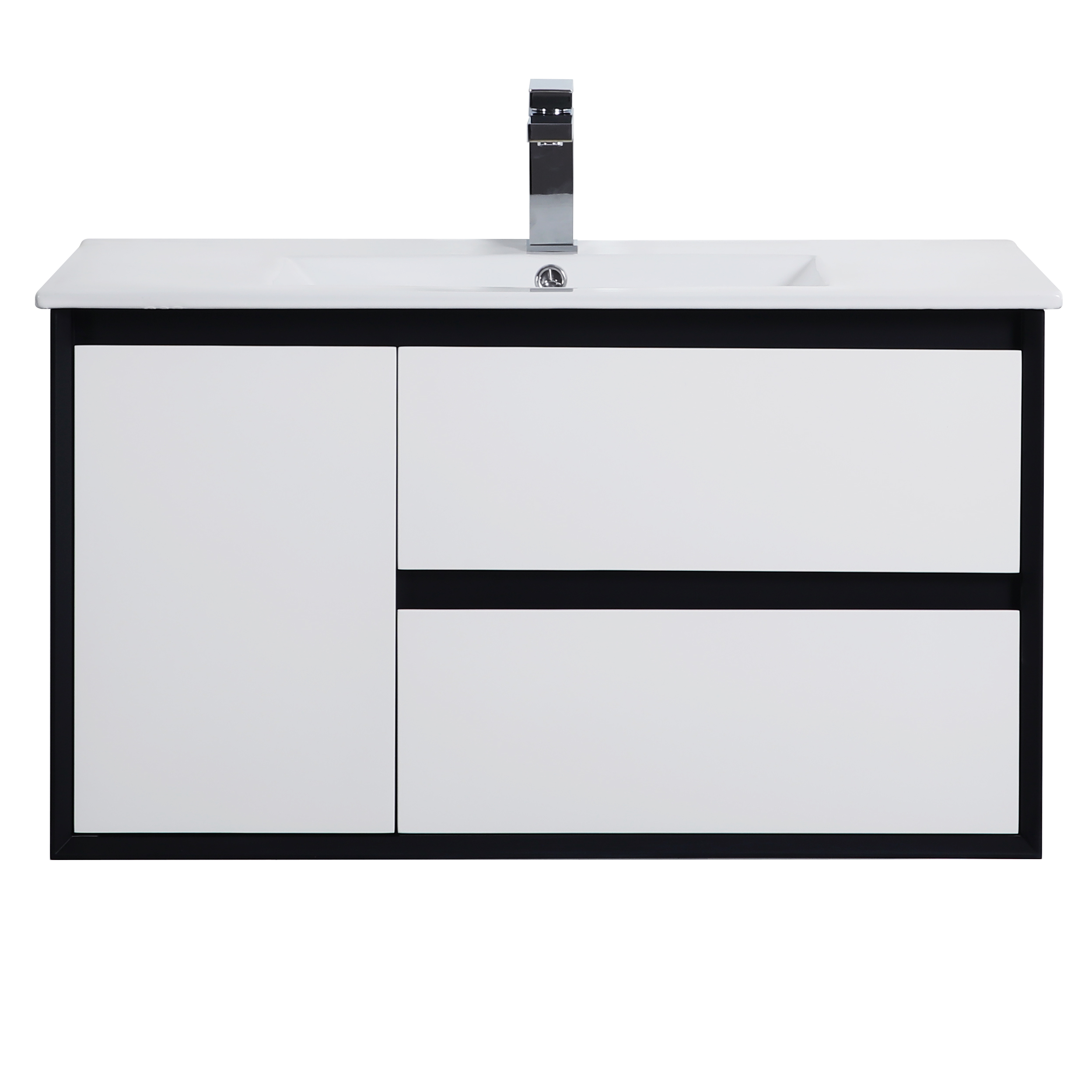 PVC Wall-Mounted Vanity Cabinet 600-1500mm