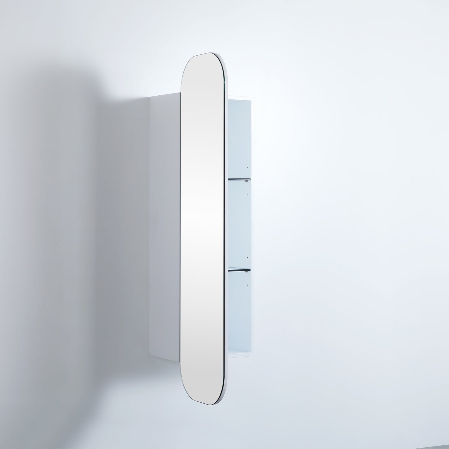 Olivia Shaving Cabinet Tall Boy 400*1500*300mm OSTB1500-MW/MB