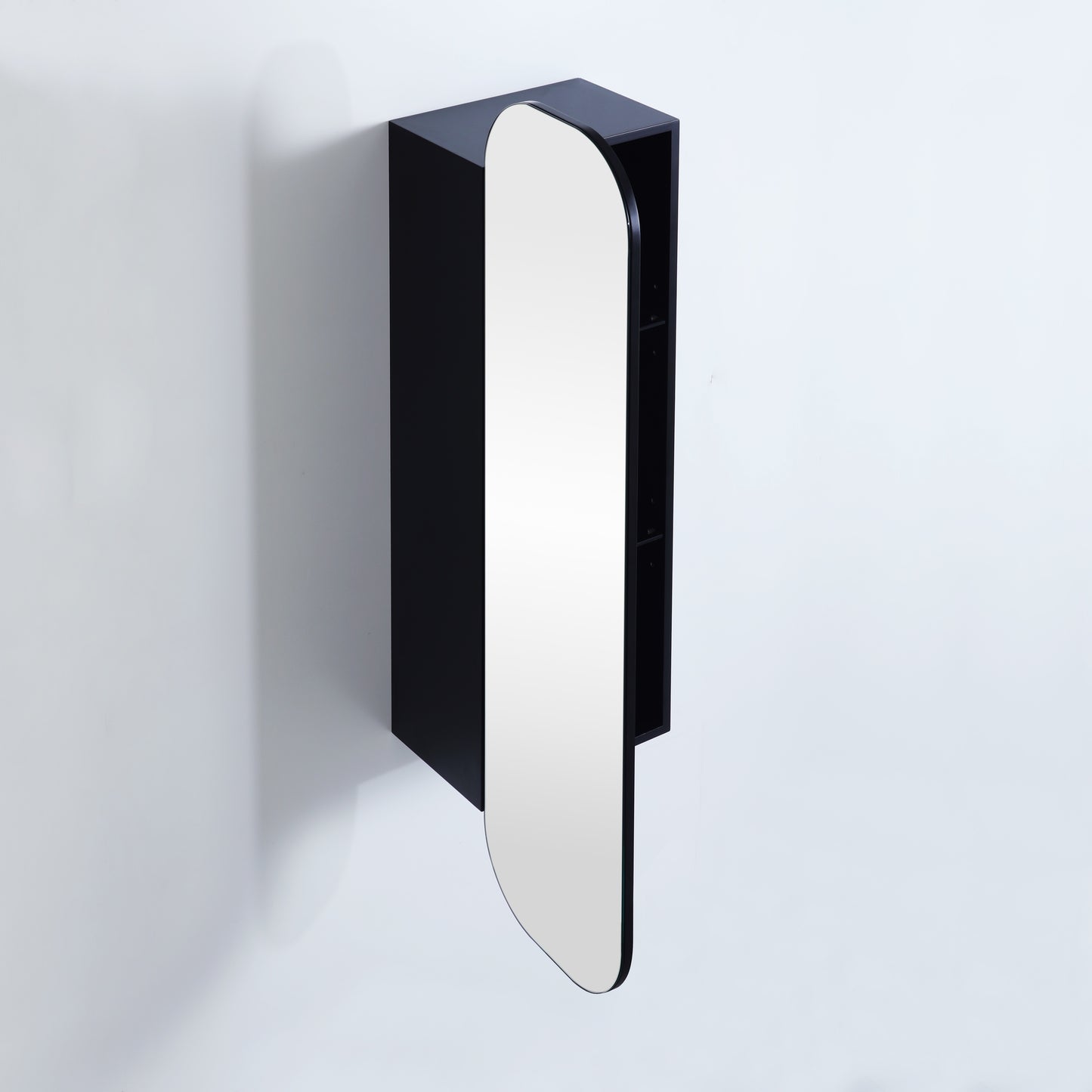 Olivia Shaving Cabinet Tall Boy 400*1500*300mm OSTB1500-MW/MB