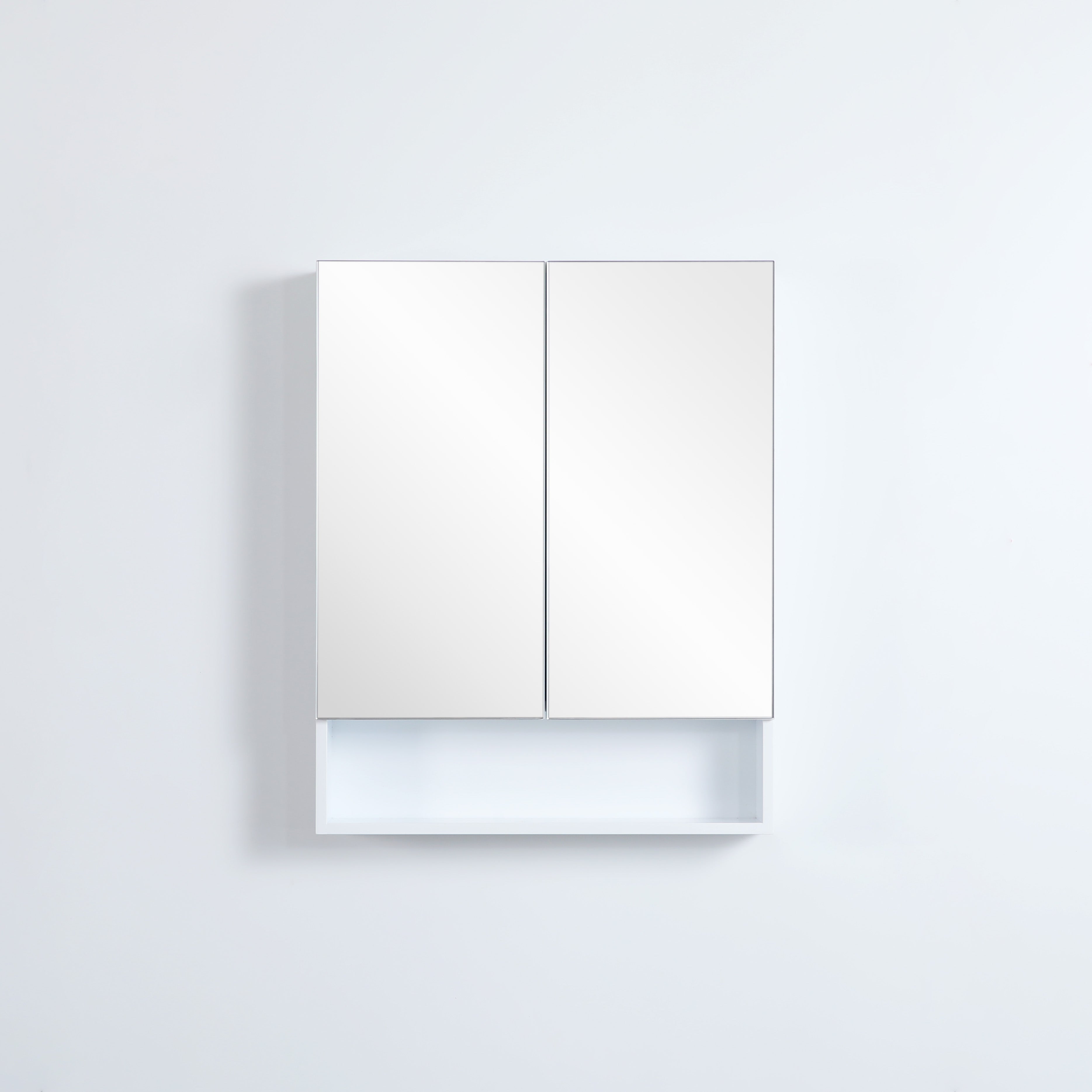 Shaving Cabinet Matte White Finish  600–1480mm