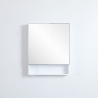 Matte White Fremantle Mirror Shaving Cabinet 600-1480mm FMWSV600/750/900/1200/1500