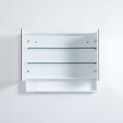 Matte White Fremantle Mirror Shaving Cabinet 600-1480mm FMWSV600/750/900/1200/1500