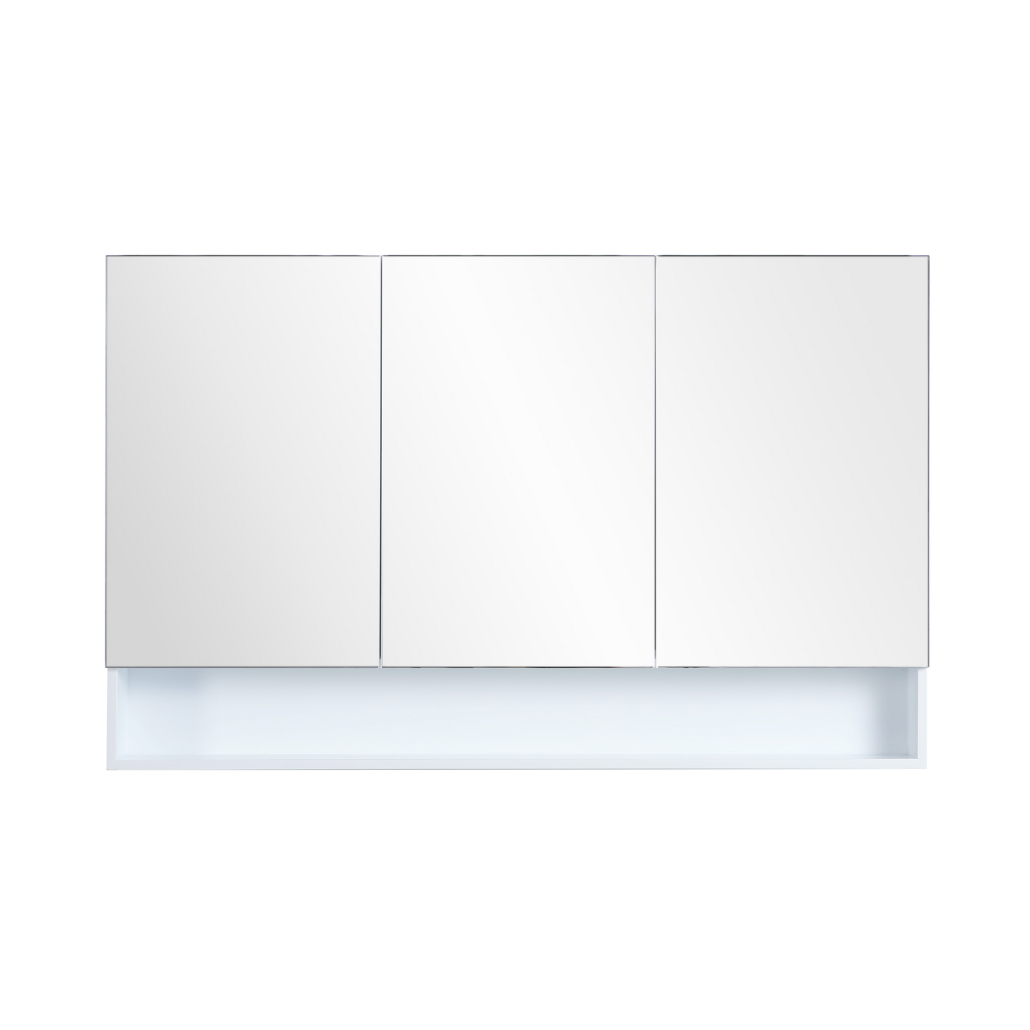Matte White Fremantle Mirror Shaving Cabinet 600-1480mm FMWSV600/750/900/1200/1500