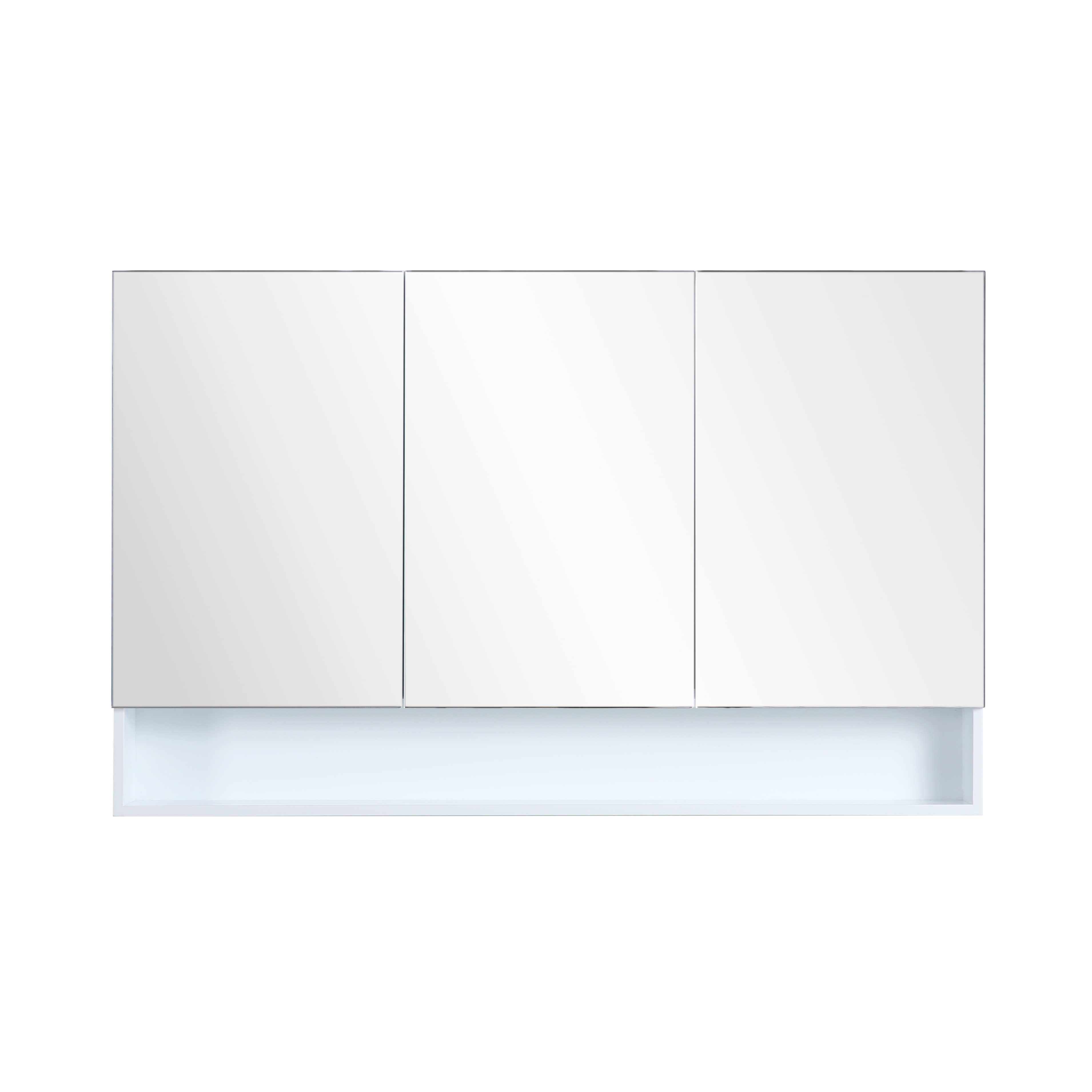 Shaving Cabinet Matte White Finish  600–1480mm