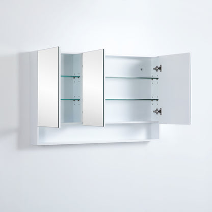 Matte White Fremantle Mirror Shaving Cabinet 600-1480mm FMWSV600/750/900/1200/1500