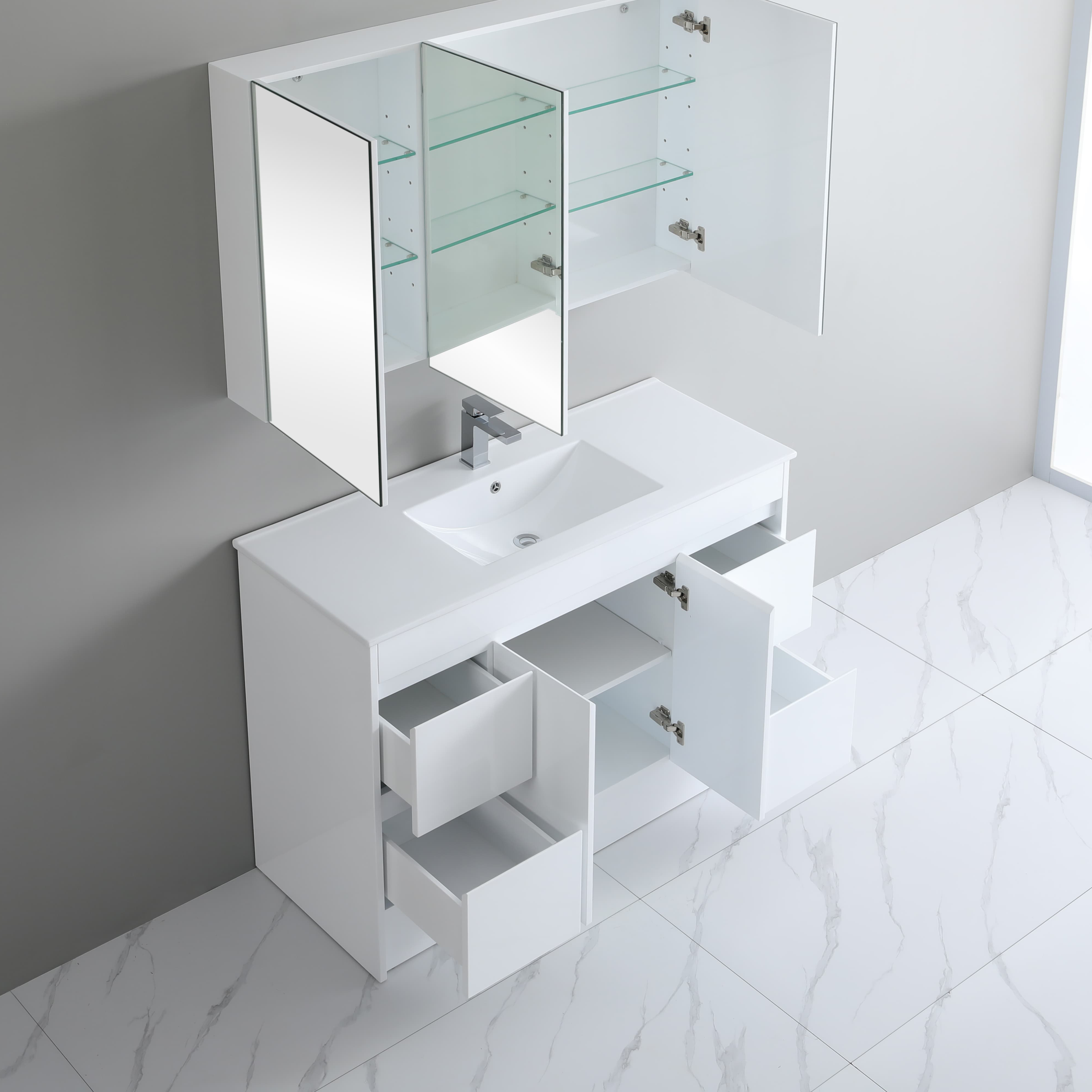 Polar PVC Wall-Mounted Vanity 1200*460*545mm