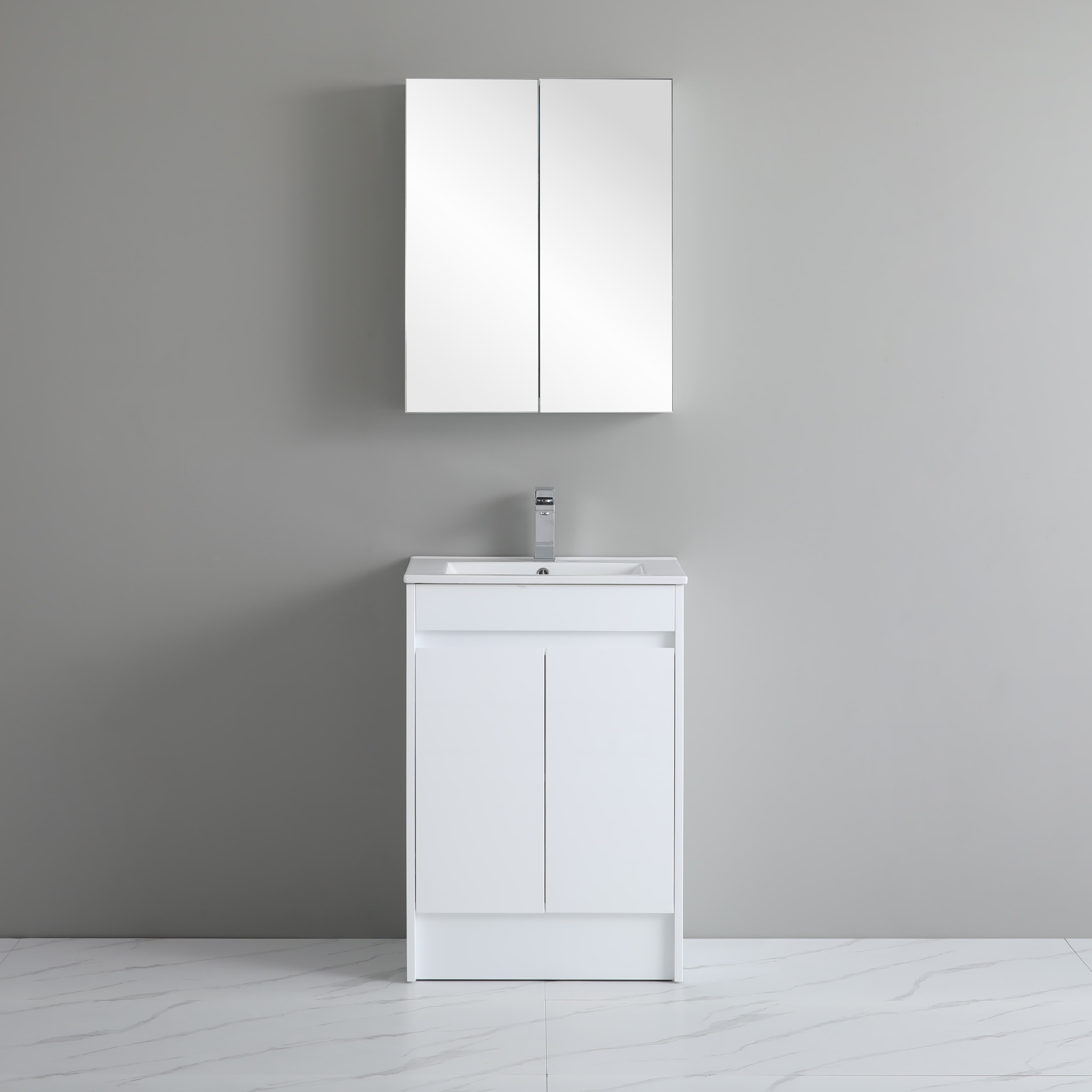 Polar PVC Wall-Mounted  Vanity 600*370*880mm