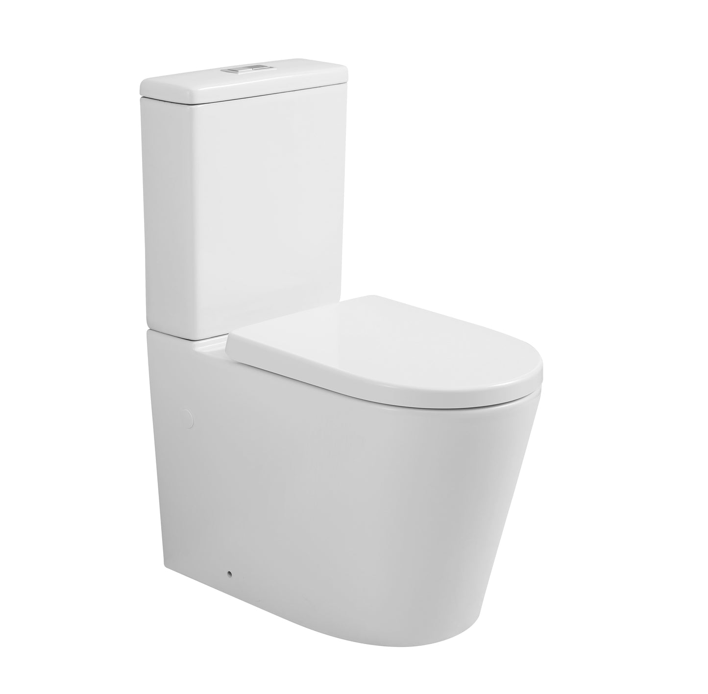 655*385*870mm Back to Wall Rimless Tornado Toilet Suite LUX033 Trap Included