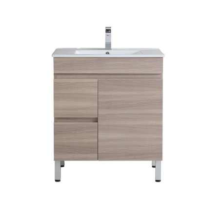 Slim Wall-Mounted Vanity (PVC)  450/600/750/900mm