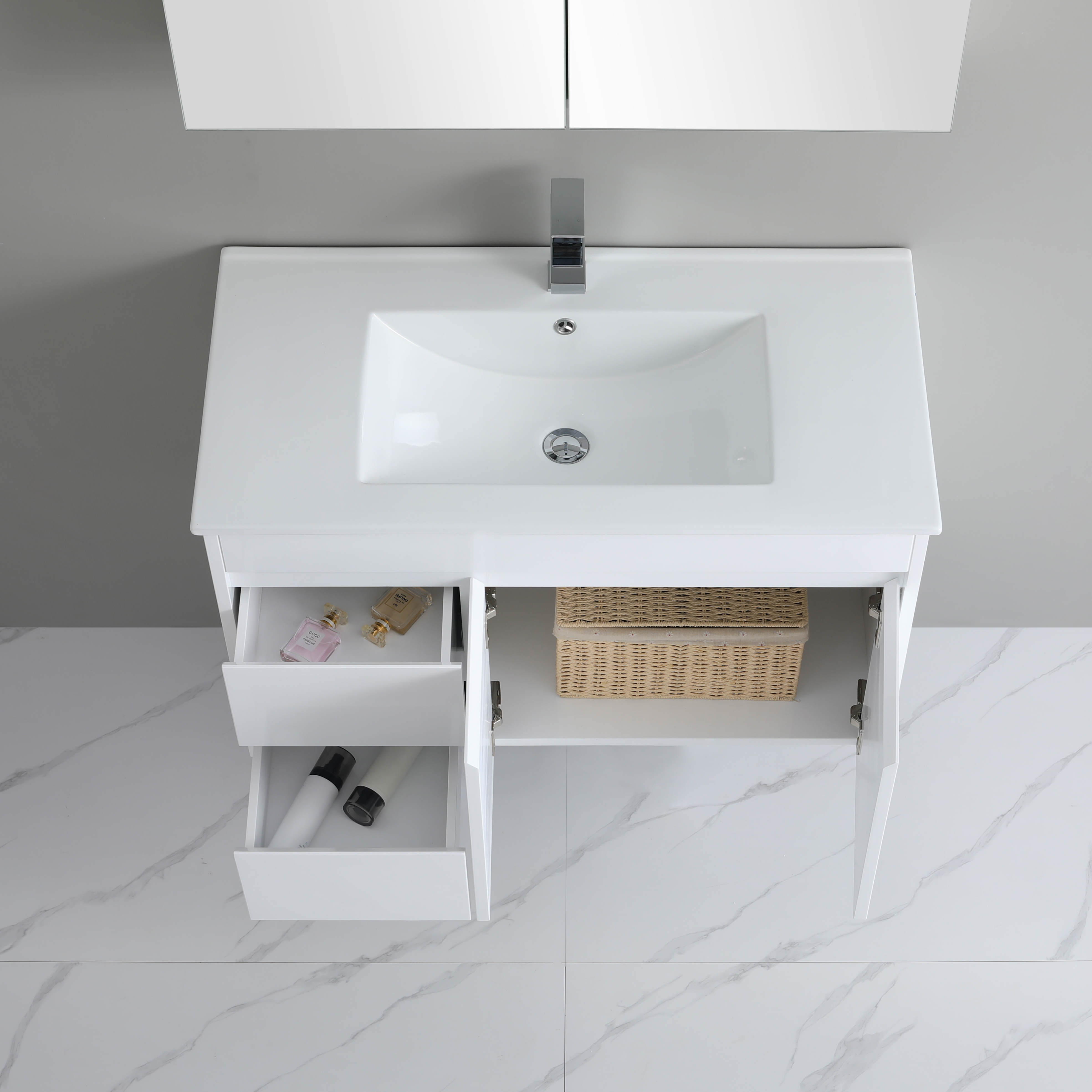 Polar PVC Wall-Mounted  Vanity 900*460*550mm