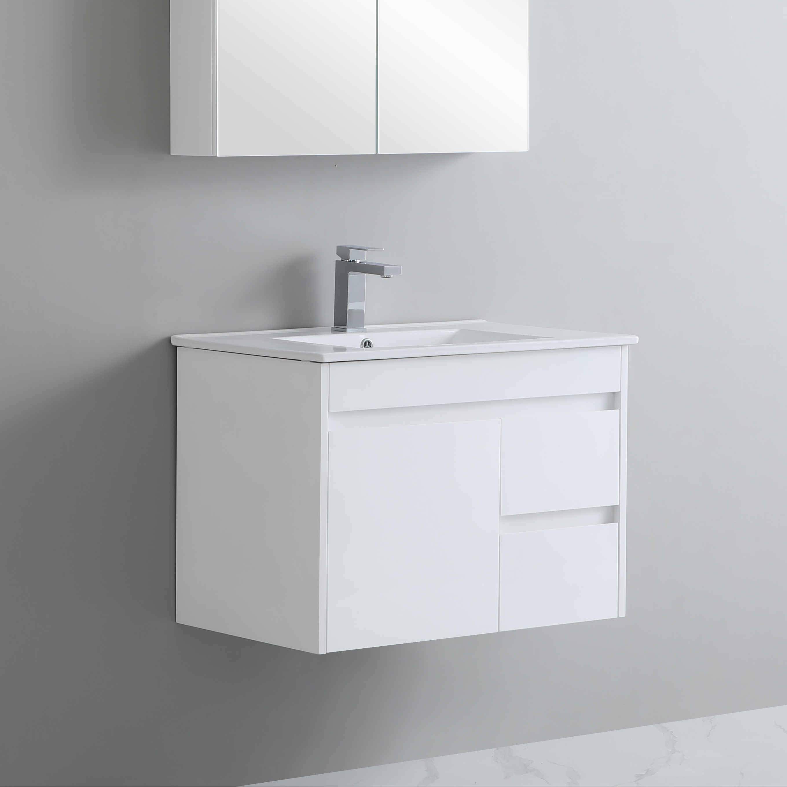 Polar PVC Wall-Mounted Vanity 750*460*550mm