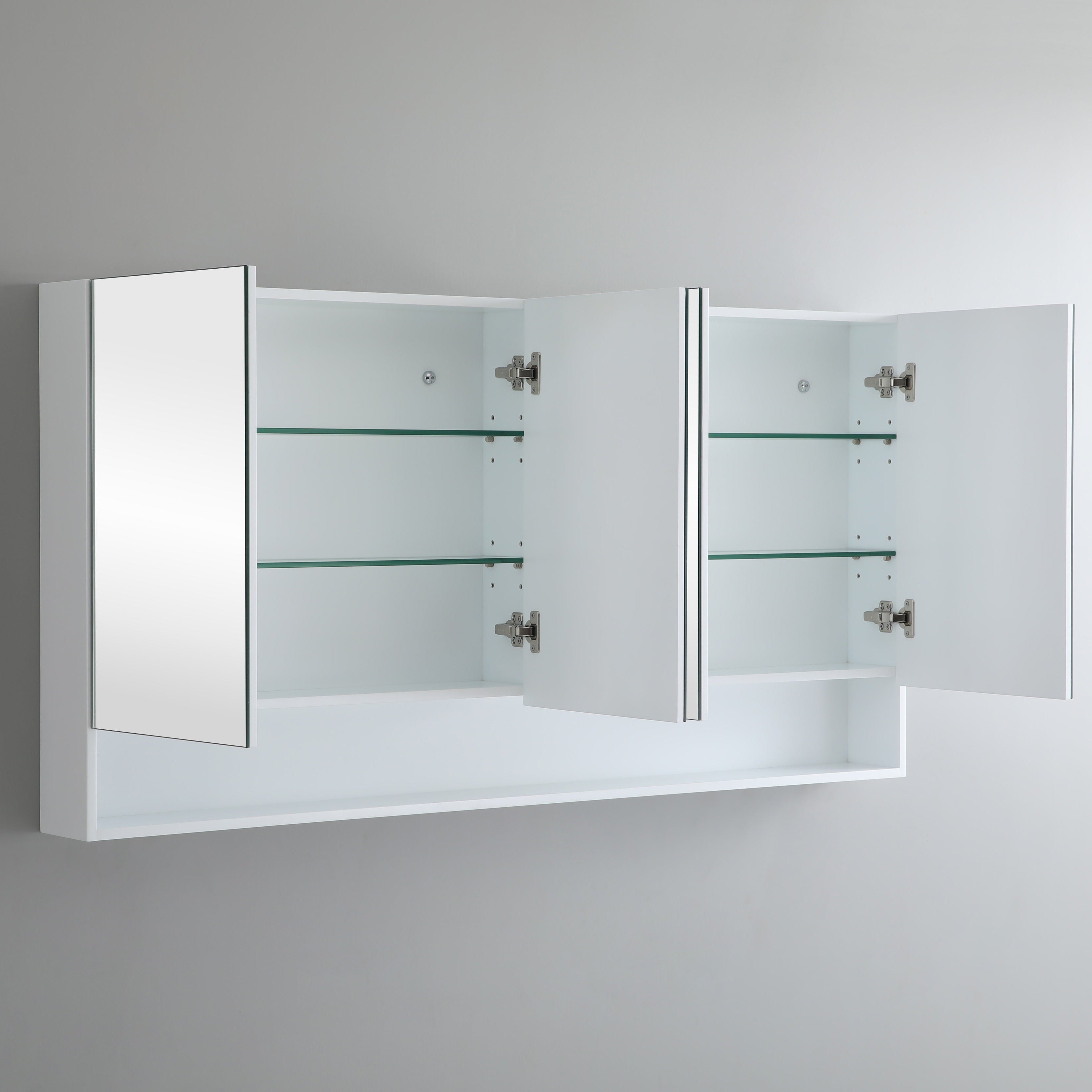 Shaving Cabinet Matte White Finish  600–1480mm