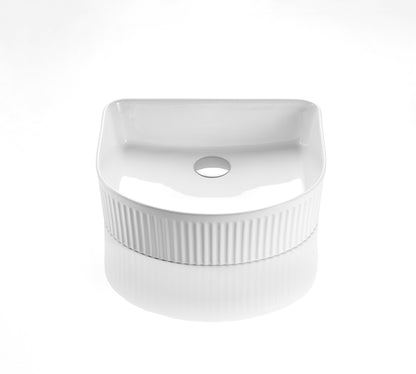 Arch Premium Ceramic Above-Counter Basin 400*360*130mm LH-BS01-400GW/MB/MW