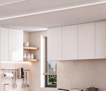 Kitchen Overhead Wall Cabinet Cupboard 700mm Hight Unit Combination Wood-Grain Color
