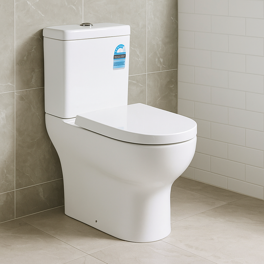 665*375*830mm Skew Toilet Suite LUX018 Trap Included