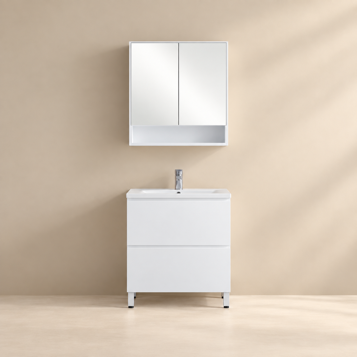 Leg Vanity Cabinet (PVC Material) 590-1500mm