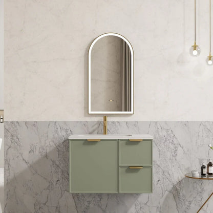 Vivid Pulse Wall-Mounted PVC Cabinet with Soft closing doors 600/750/900mm