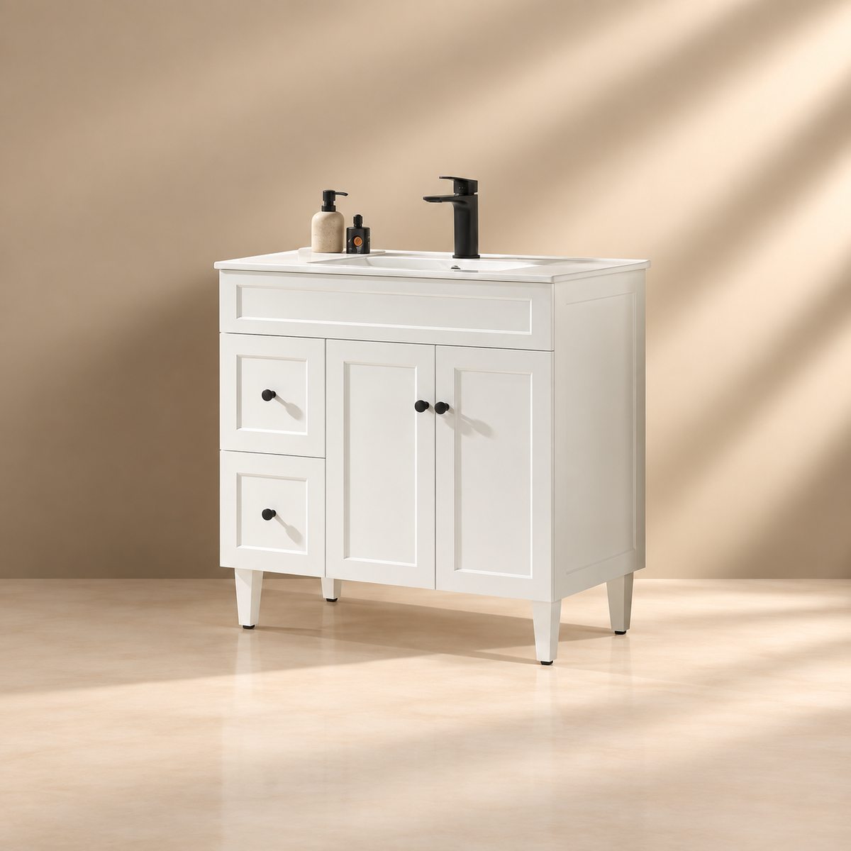 Modern Freestanding Vanity - Hamilton 590/740/890mm