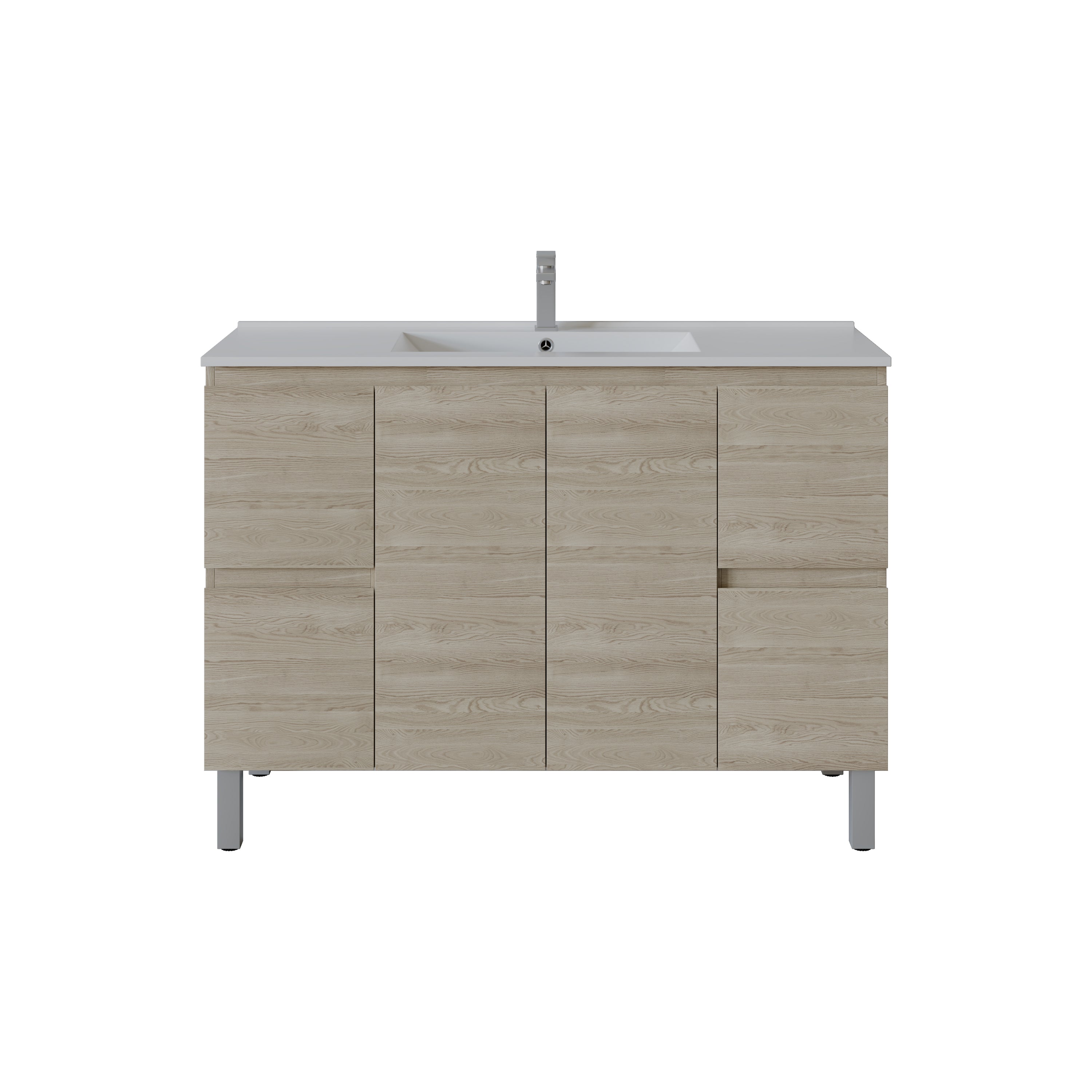 Bathroom Vanity White PVC Polyurethane 1200/1500mm