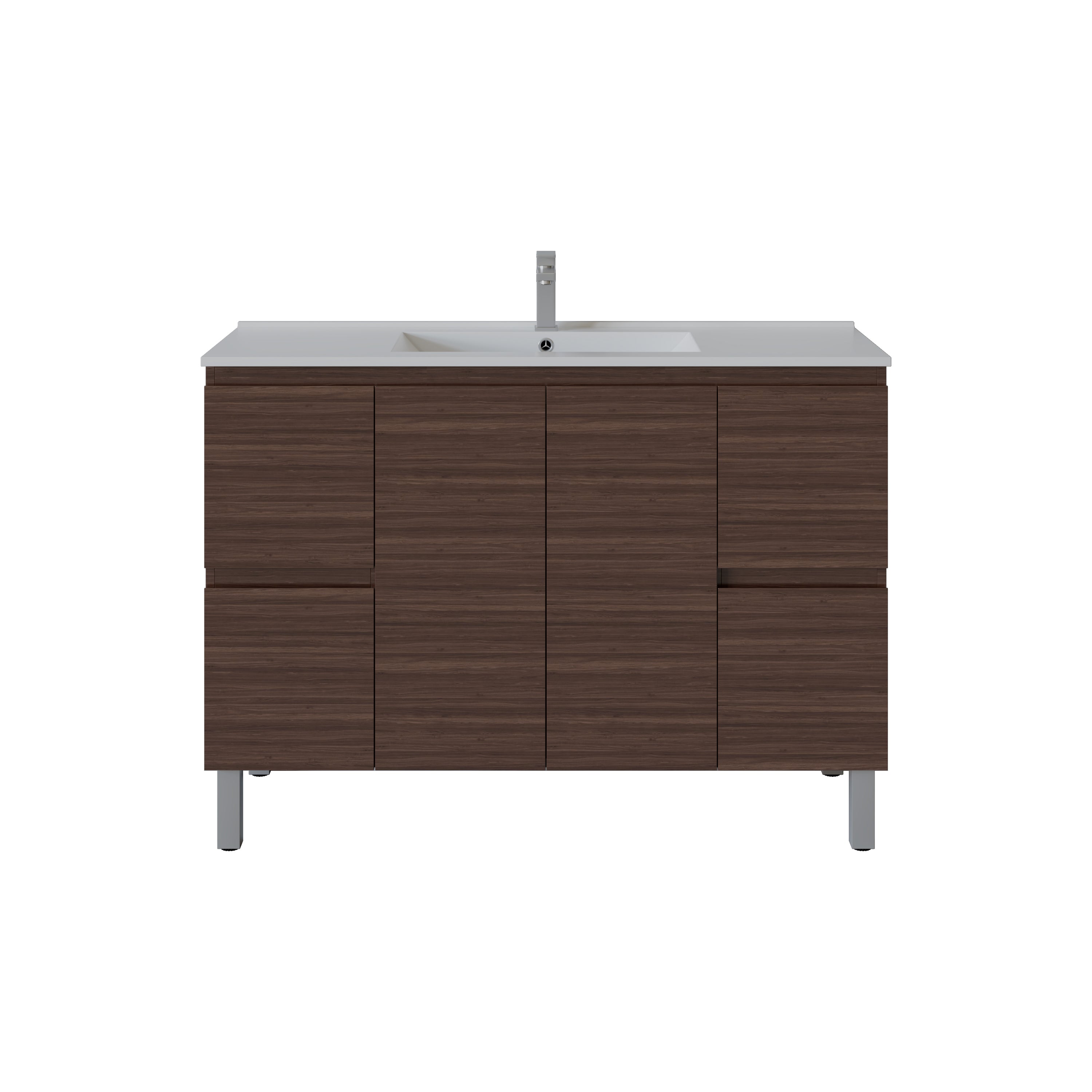 Bathroom Vanity White PVC Polyurethane 1200/1500mm