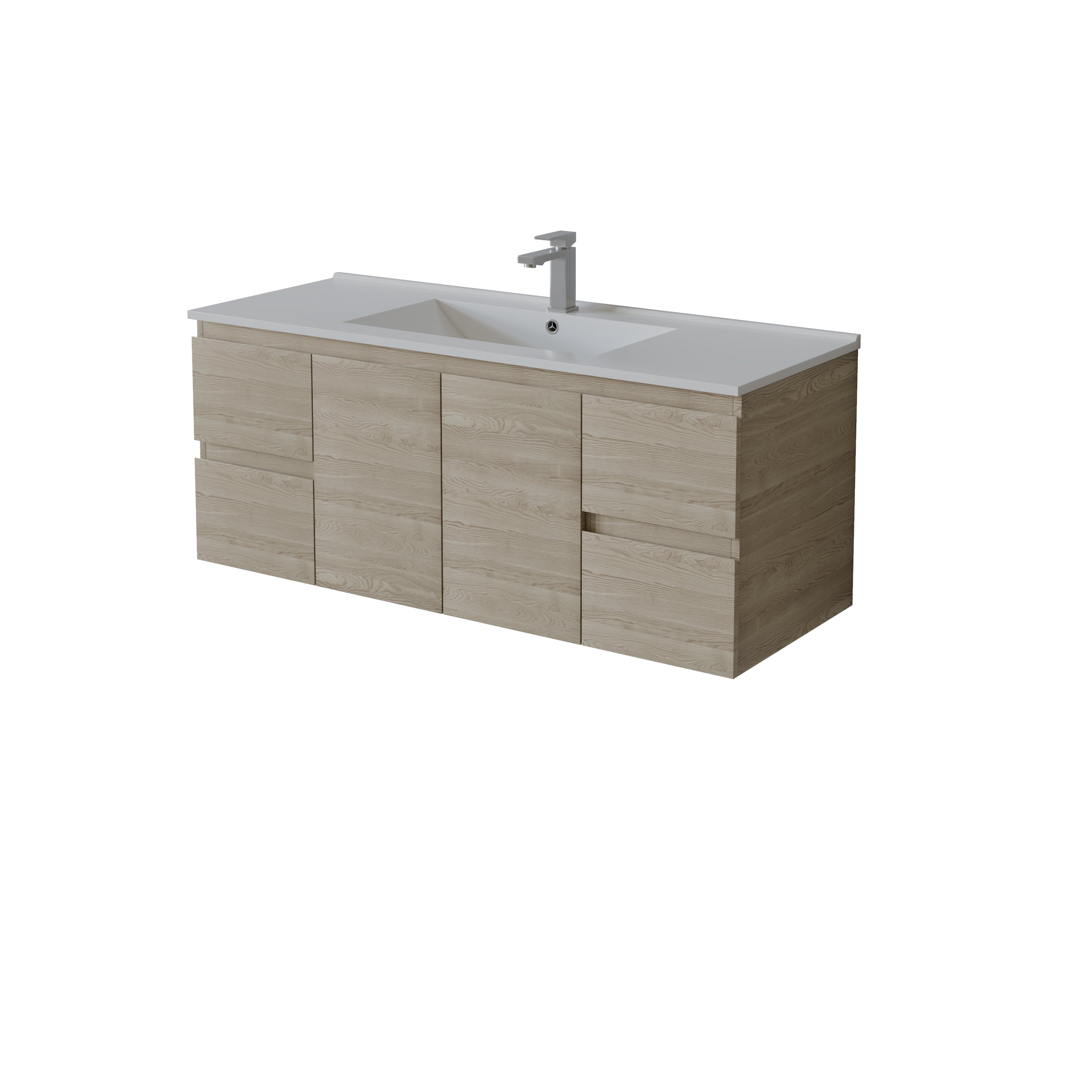 Bathroom Wall Hung Vanity 1190*455*480mm(Single Bow)