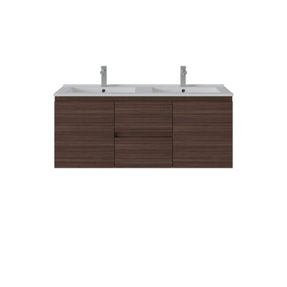 Bathroom Wall Hung Vanity 1190*455*480mm(Double Bow)