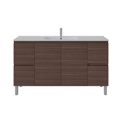 Bathroom Vanity White PVC Polyurethane 1200/1500mm