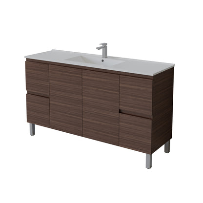 Bathroom Vanity White PVC Polyurethane 1200/1500mm