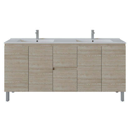 Bathroom Nordic Freestanding Vanity with Legs 1800*460*880mm